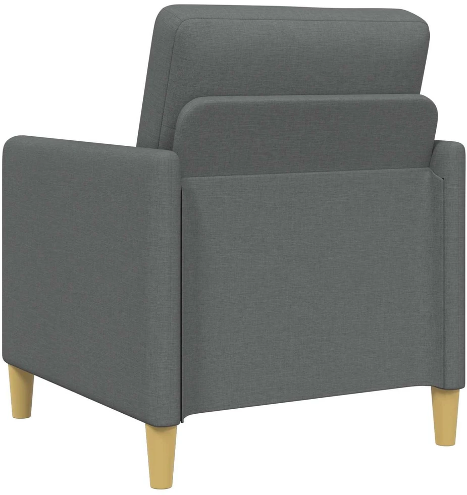 Sofa Sofos komplektas su saugojimu 2 vnt. Tamsiai pilka Poliesteris