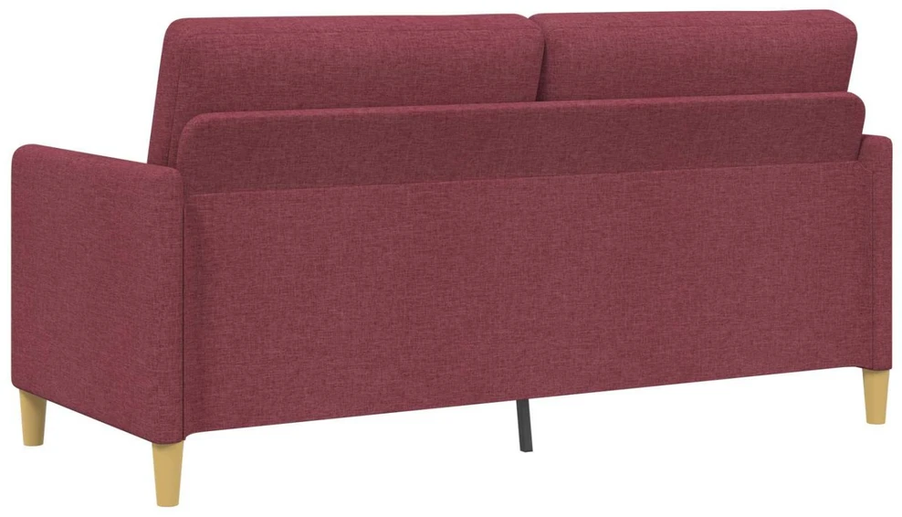 Sofa Sofos komplektas su saugojimu 2 vnt. Vyno raudona Poliesteris