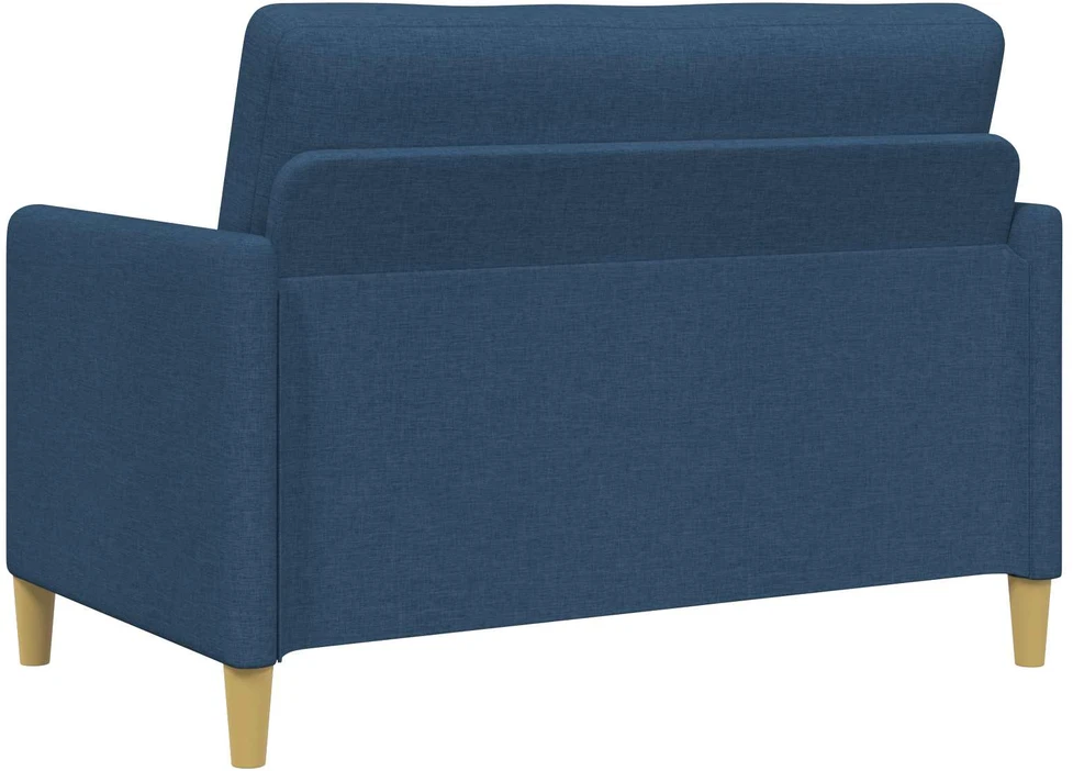 Sofa Sofos komplektas su saugojimu 2 vnt. Mėlyna Poliesteris