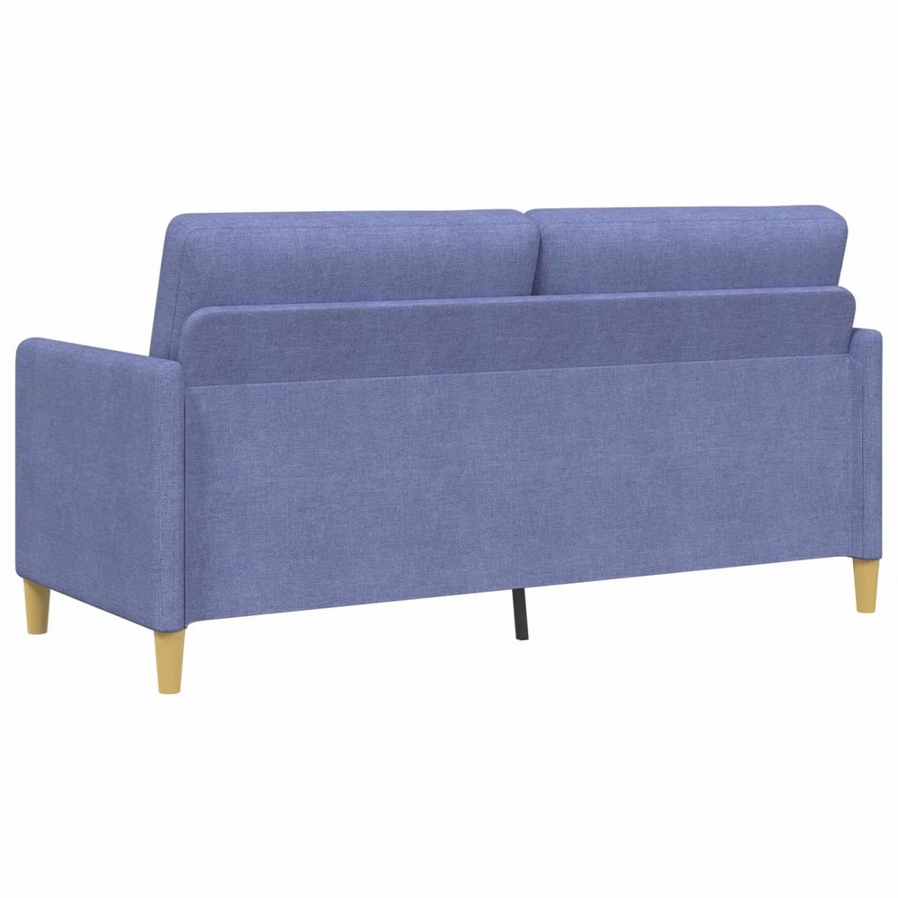 Sofa Sofos komplektas su saugojimu 2 vnt. Džinsinės mėlynos