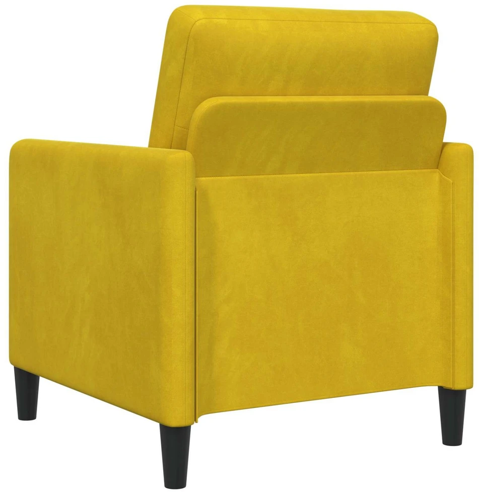 Sofa Sofos komplektas su saugojimu 2 vnt. Geltona Poliesteris
