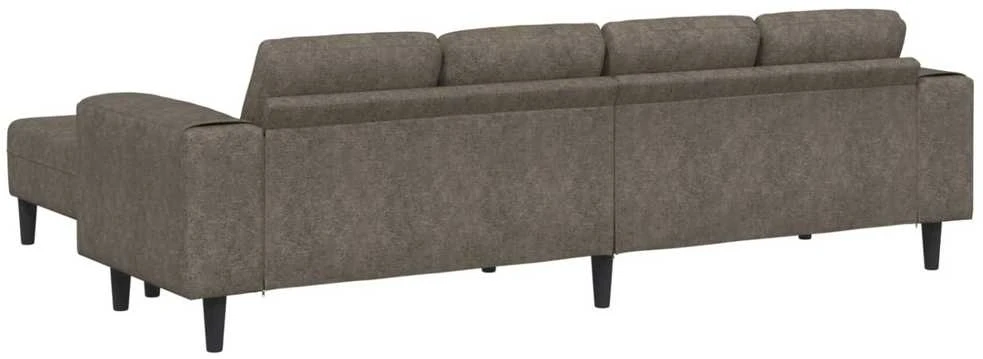 Svetainės sofa 3 vnt. Tamsiai pilka
