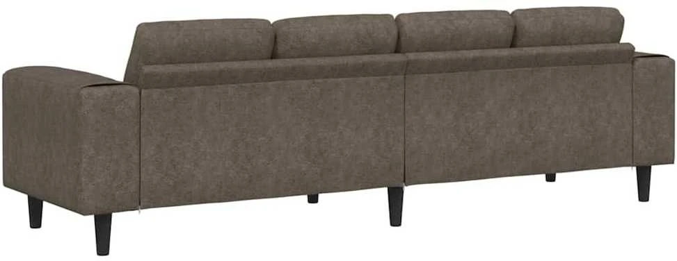 Svetainės sofa Tamsiai pilka 250 x 77 x 76 cm