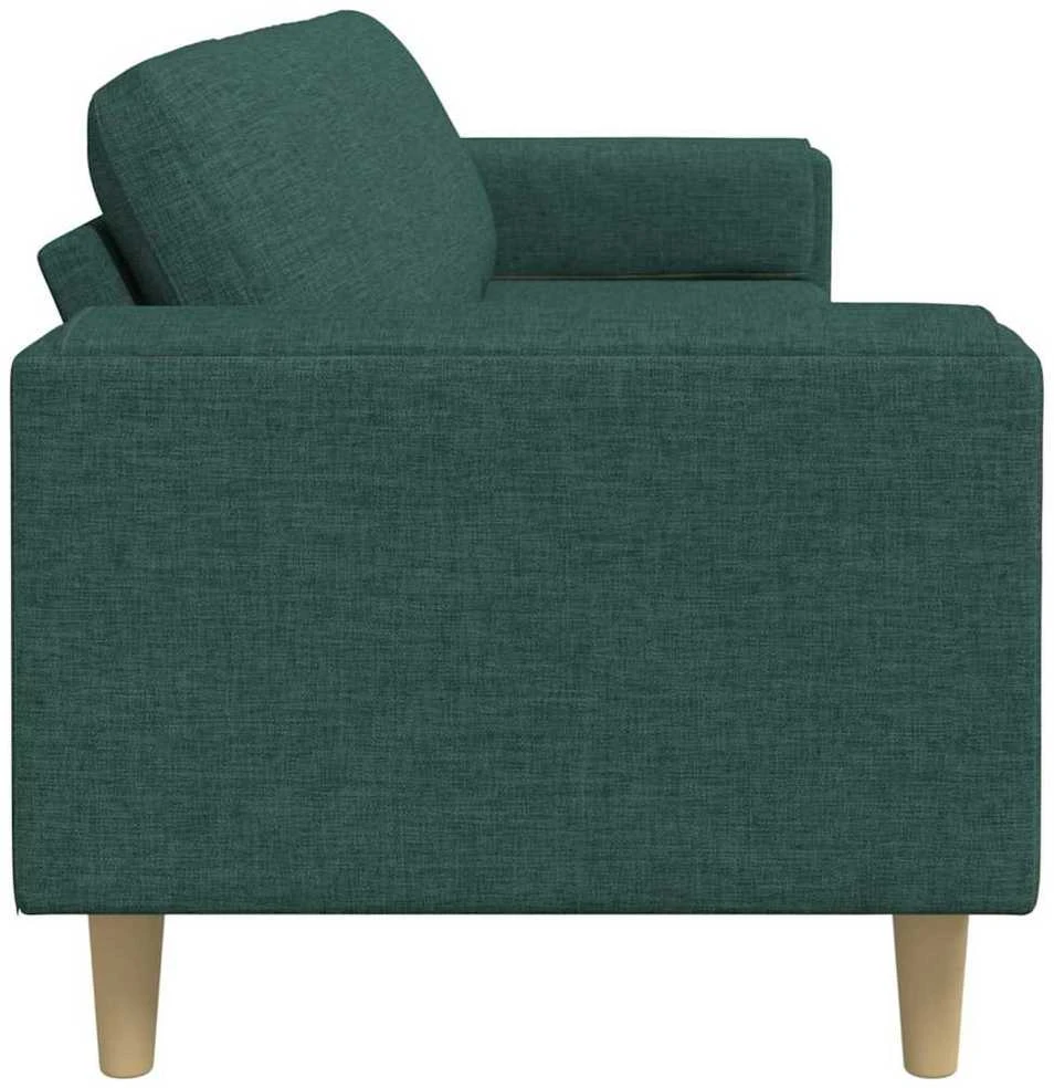 Svetainės sofa Tamsiai žalia 250 x 77 x 76 cm Poliesteris