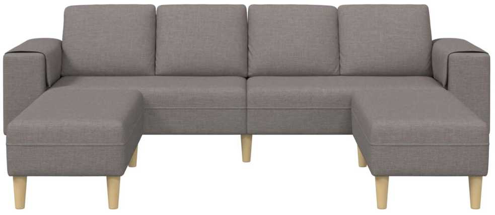 Svetainės sofa 3 vnt. Tortora Poliesteris