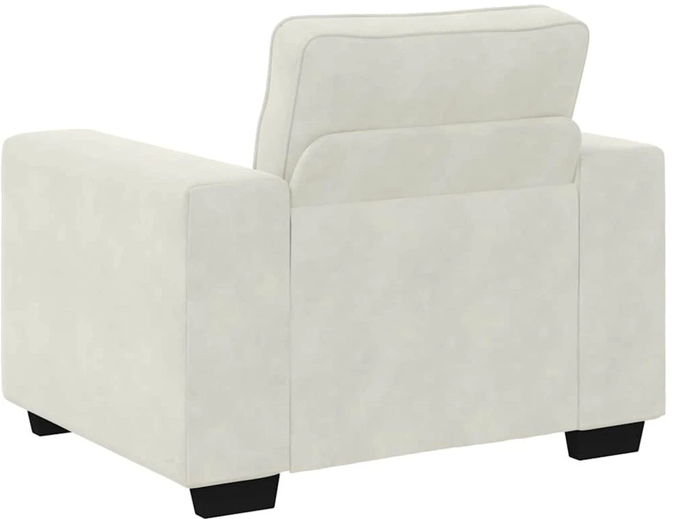 Sofa Sofos krėslas, kreminės spalvos, 100x77x82 cm, aksomas