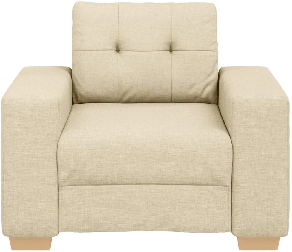 Sofa Sofos krėslas, kreminės spalvos, 100x78x80 cm, audinys