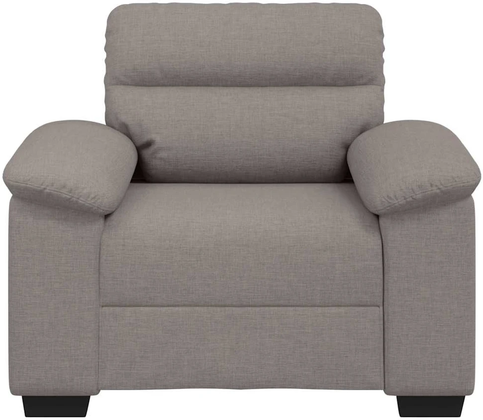 Sofa Sofos krėslas, pilkai rudas, 100x81x84 cm, audinys