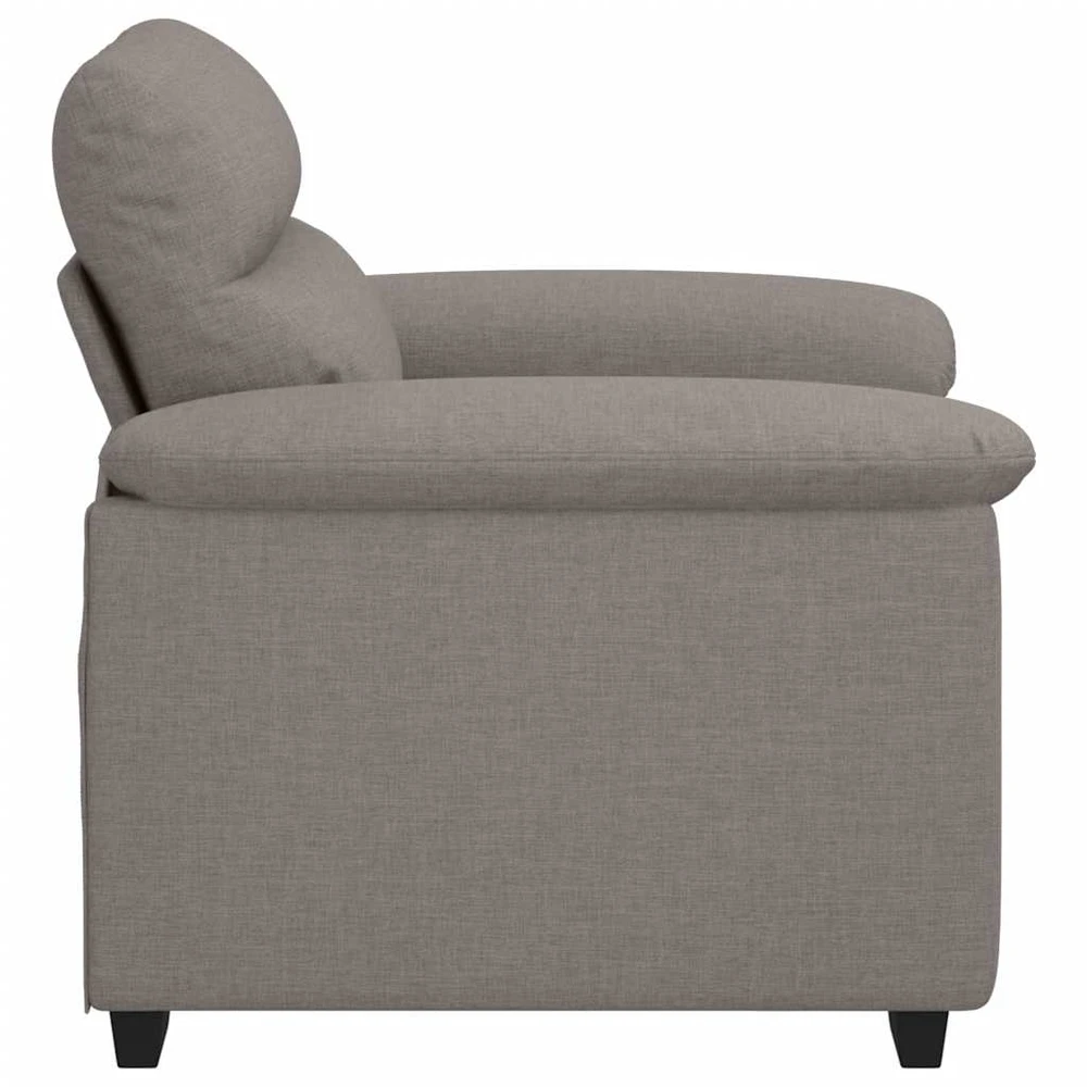 Sofa Sofos krėslas, pilkai rudas, 100x81x84 cm, audinys
