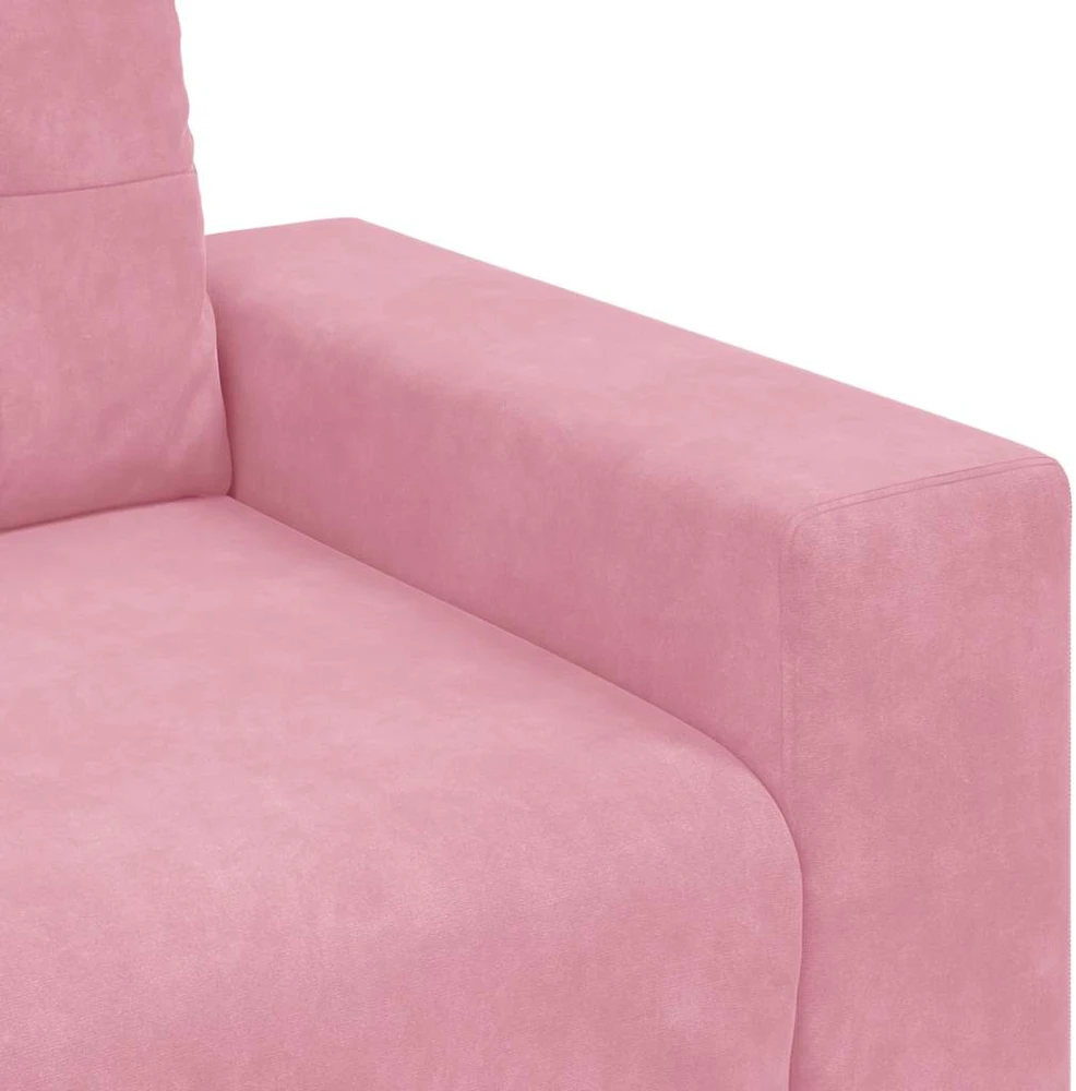 Sofa Sofos krėslas, rožinė, 100x78x80 cm, aksomas