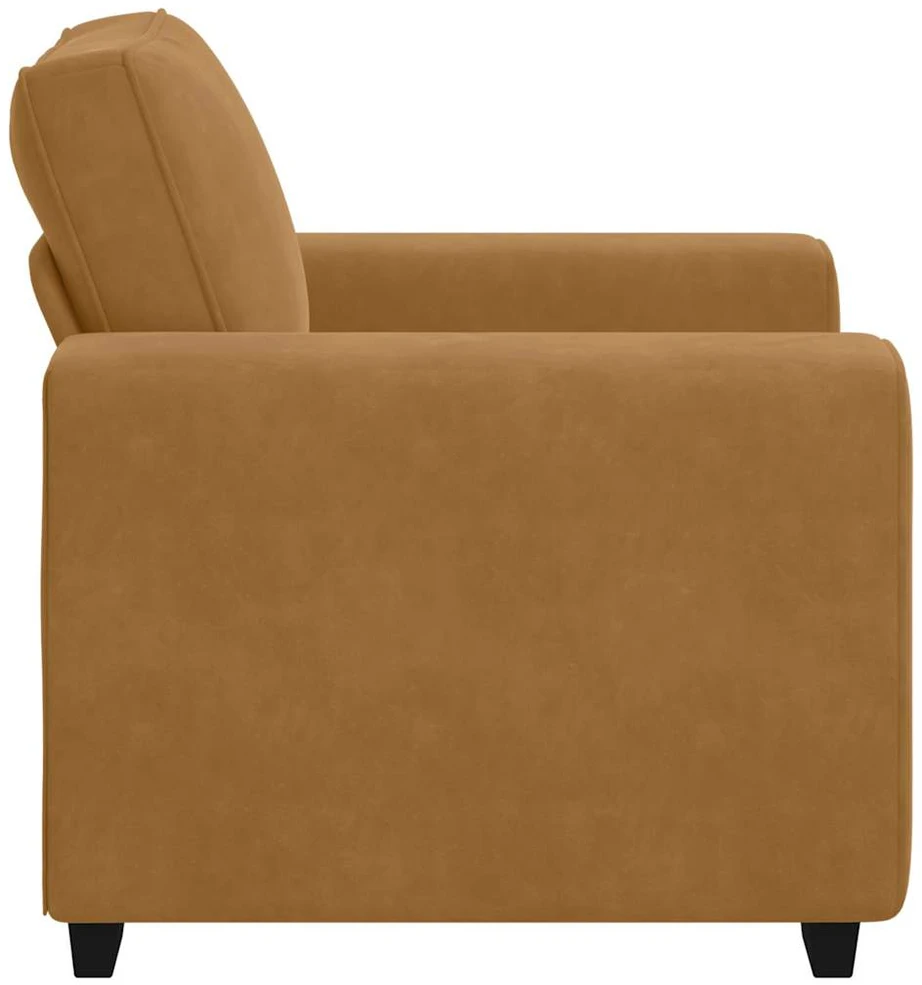 Sofa Sofos krėslas, rudas, 100x77x82 cm, aksomas