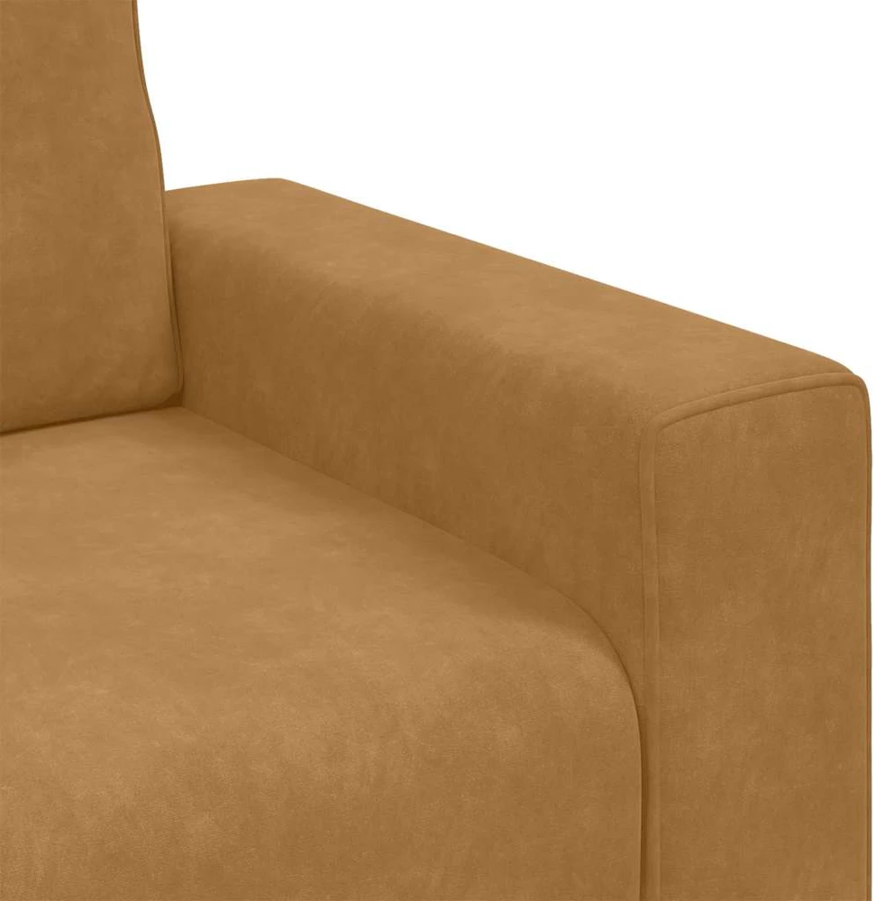 Sofa Sofos krėslas, rudas, 100x77x82 cm, aksomas