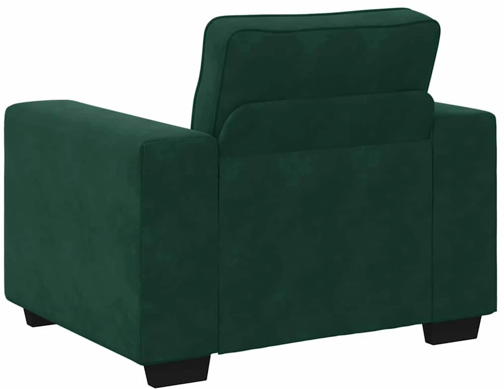Sofa Sofos krėslas, tamsiai žalias, 100x77x82 cm, aksomas