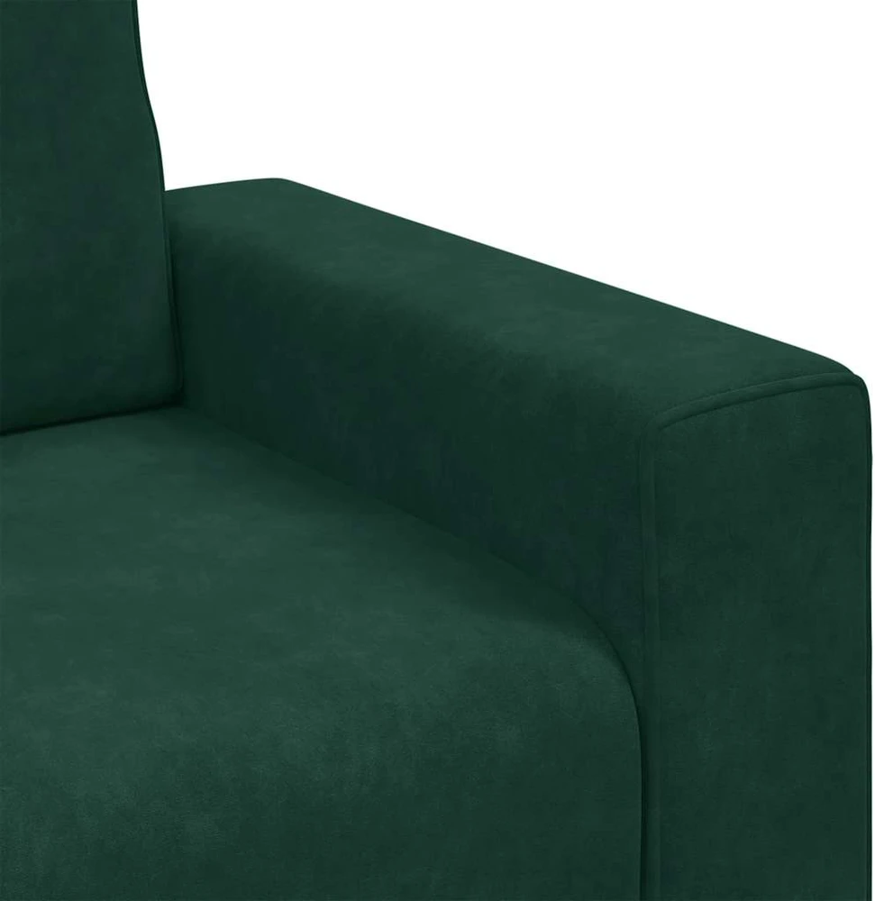 Sofa Sofos krėslas, tamsiai žalias, 100x77x82 cm, aksomas