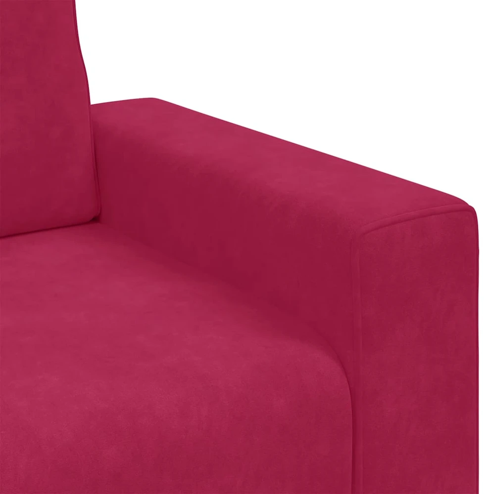 Sofa Sofos krėslas, vyno raudonumo, 100x77x82 cm, aksomas