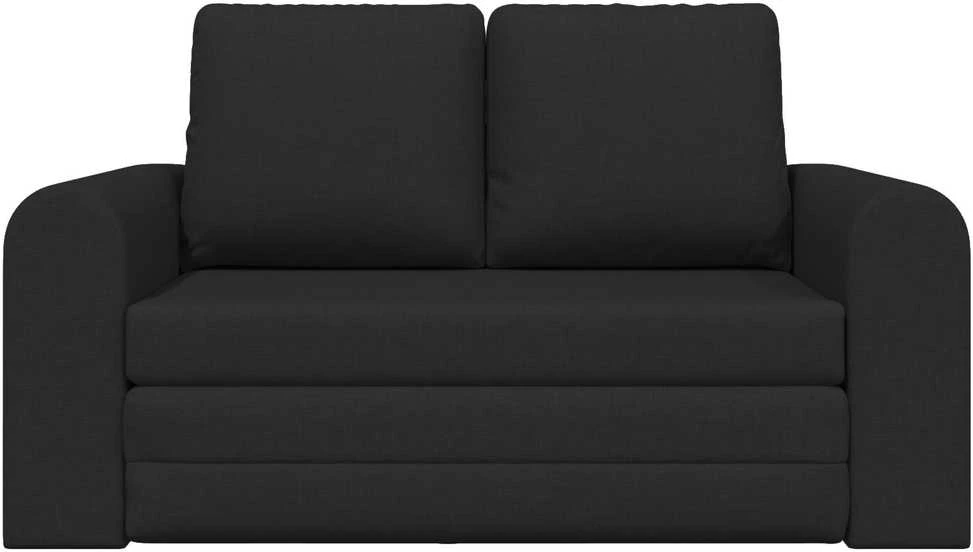 Sofa lova Juoda 148 x 71 x 83 cm audinys