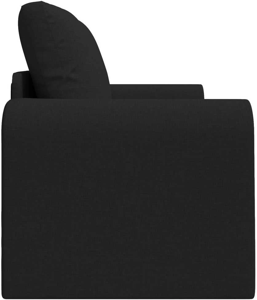 Sofa lova Juoda 148 x 71 x 83 cm audinys