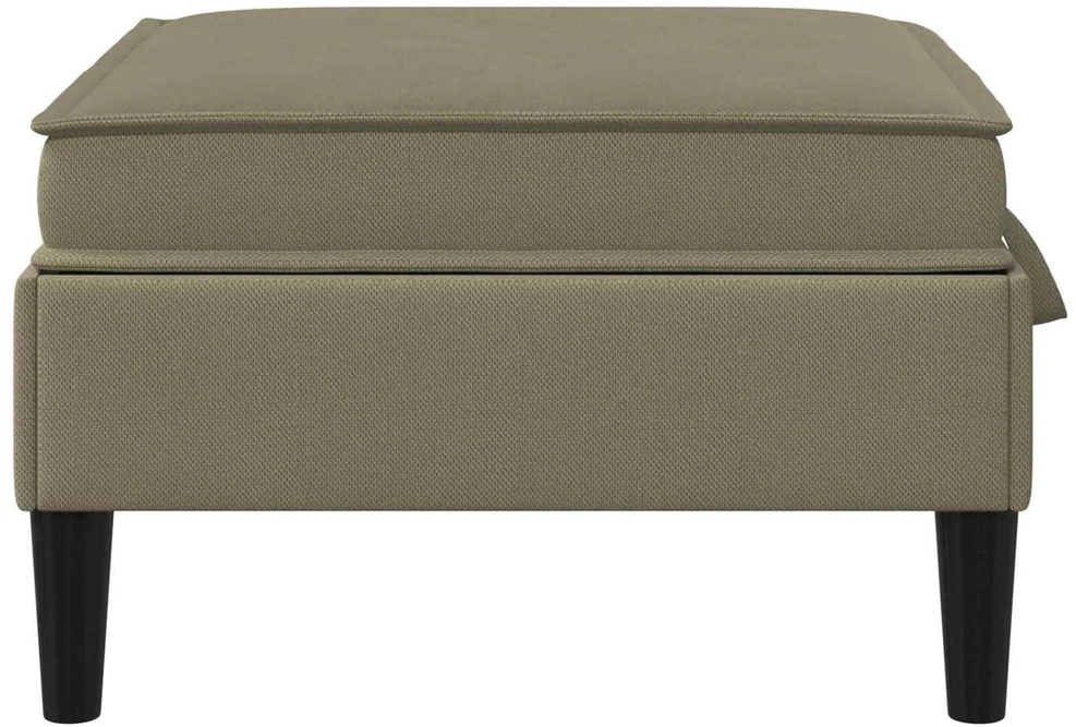Sofa Sofos pufas su saugojimo funkcija Chaki Aksomas