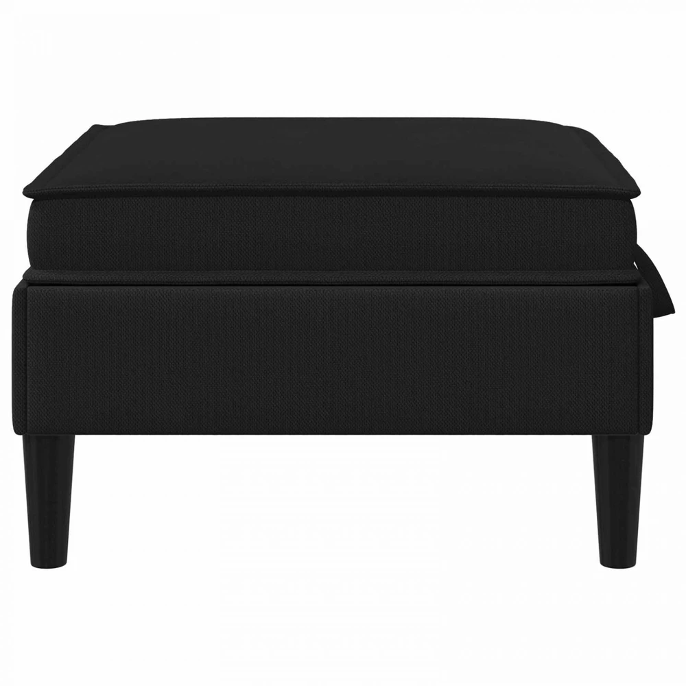 Sofa Sofos pufas su saugojimo funkcija Juoda Aksomas
