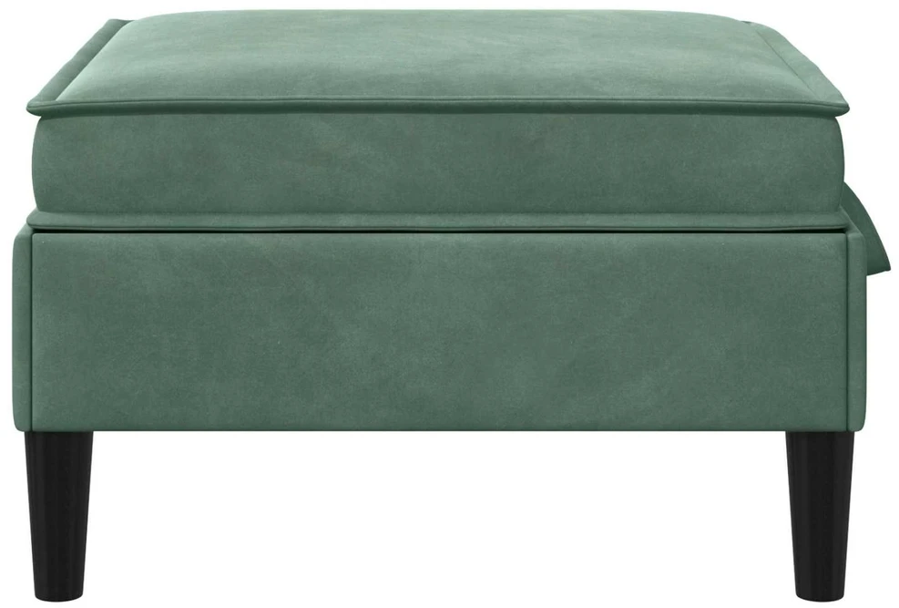 Sofa Sofos pufas su saugojimo funkcija Jūrinė žalia Aksomas