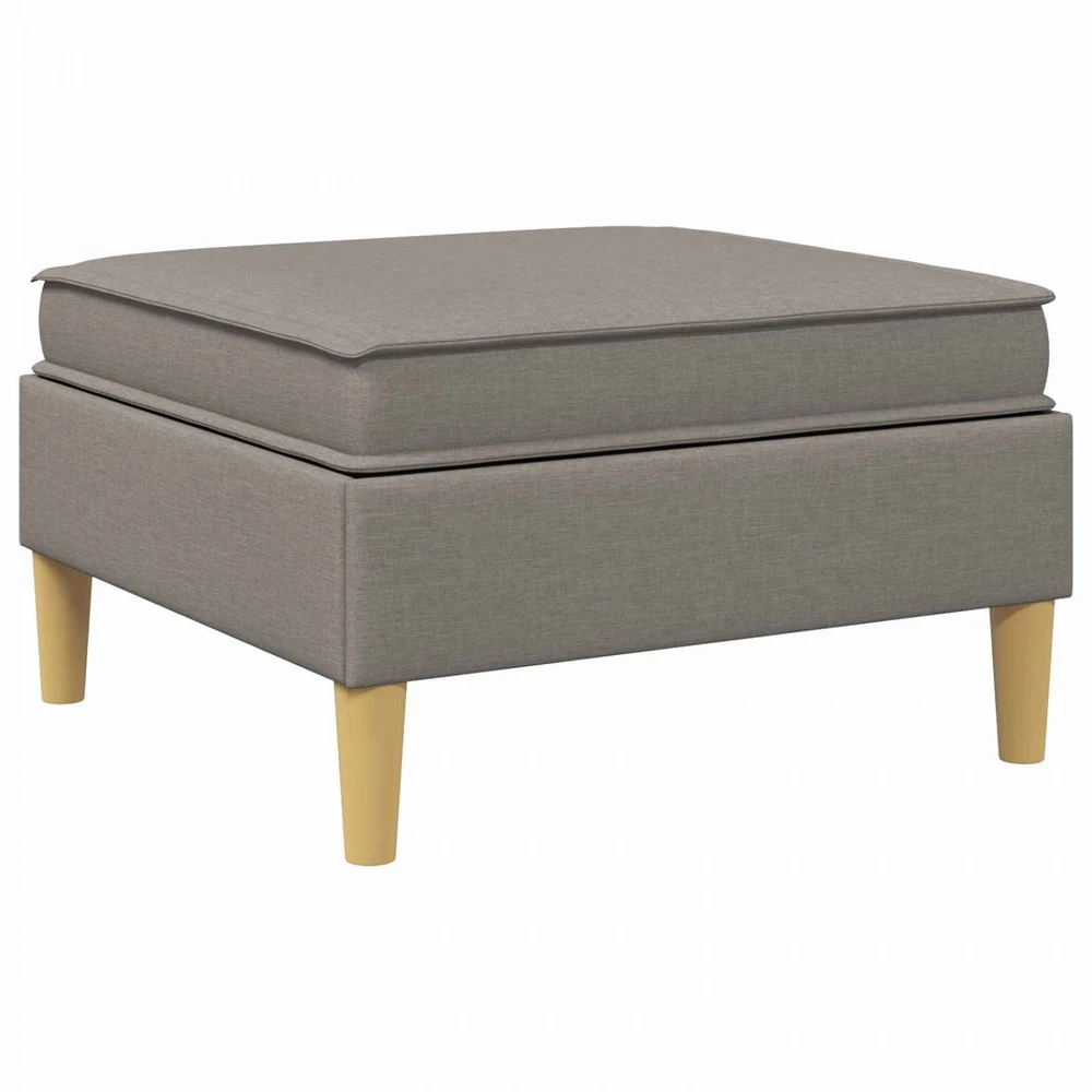 Sofa Sofos pufas su saugojimo funkcija Taupe 70 x 70 x 40 cm Audinys