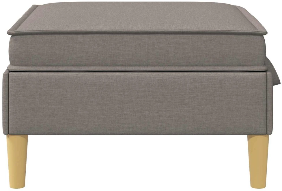 Sofa Sofos pufas su saugojimo funkcija Taupe 70 x 70 x 40 cm Audinys