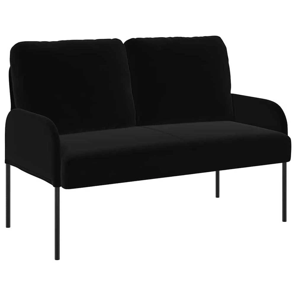 Sofa Sofos su pagalve 110cm Juoda fanera