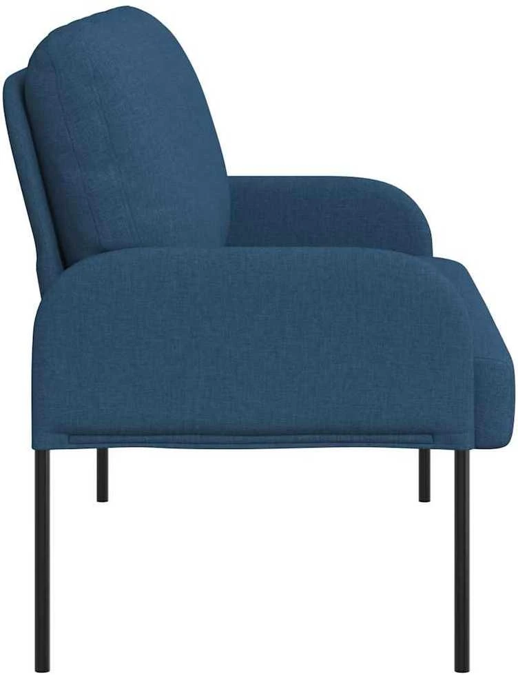 Sofa Sofos su pagalve 110cm Mėlyna fanera
