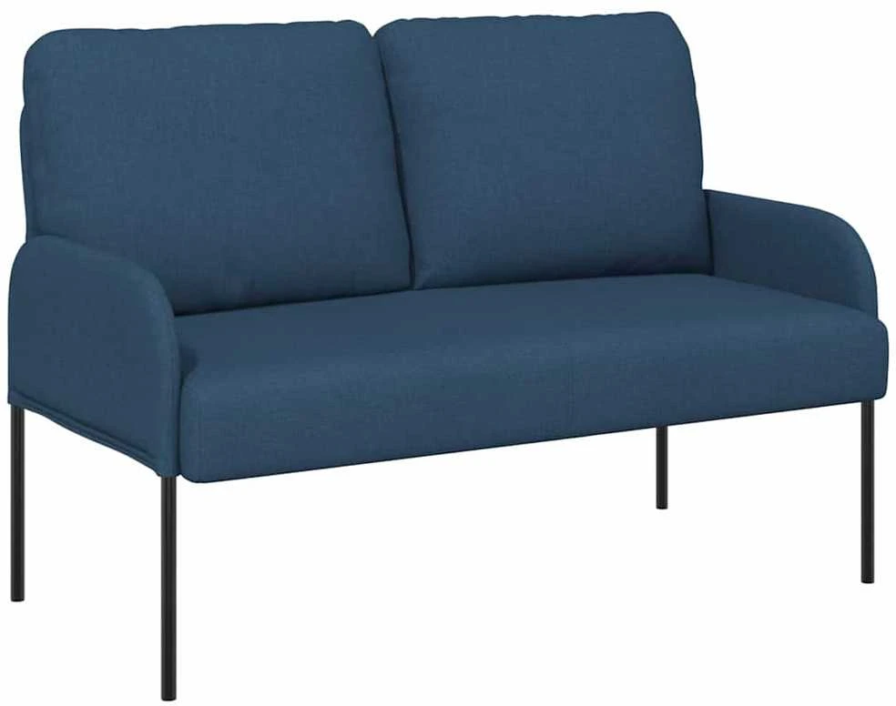 Sofa Sofos su pagalve 110cm Mėlyna fanera