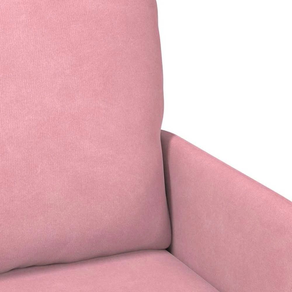 Sofa Sofos su pagalve 110cm Rožinė fanera