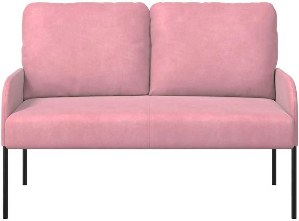 Sofa Sofos su pagalve 110cm Rožinė fanera