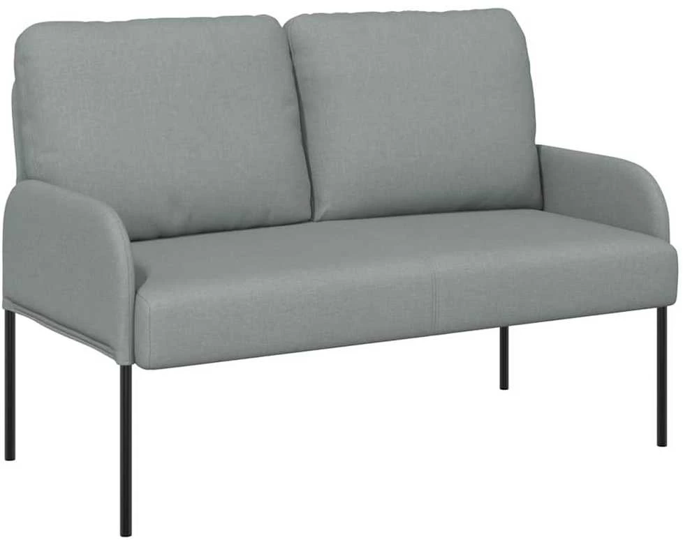 Sofa Sofos su pagalve 110cm Šviesiai pilka fanera