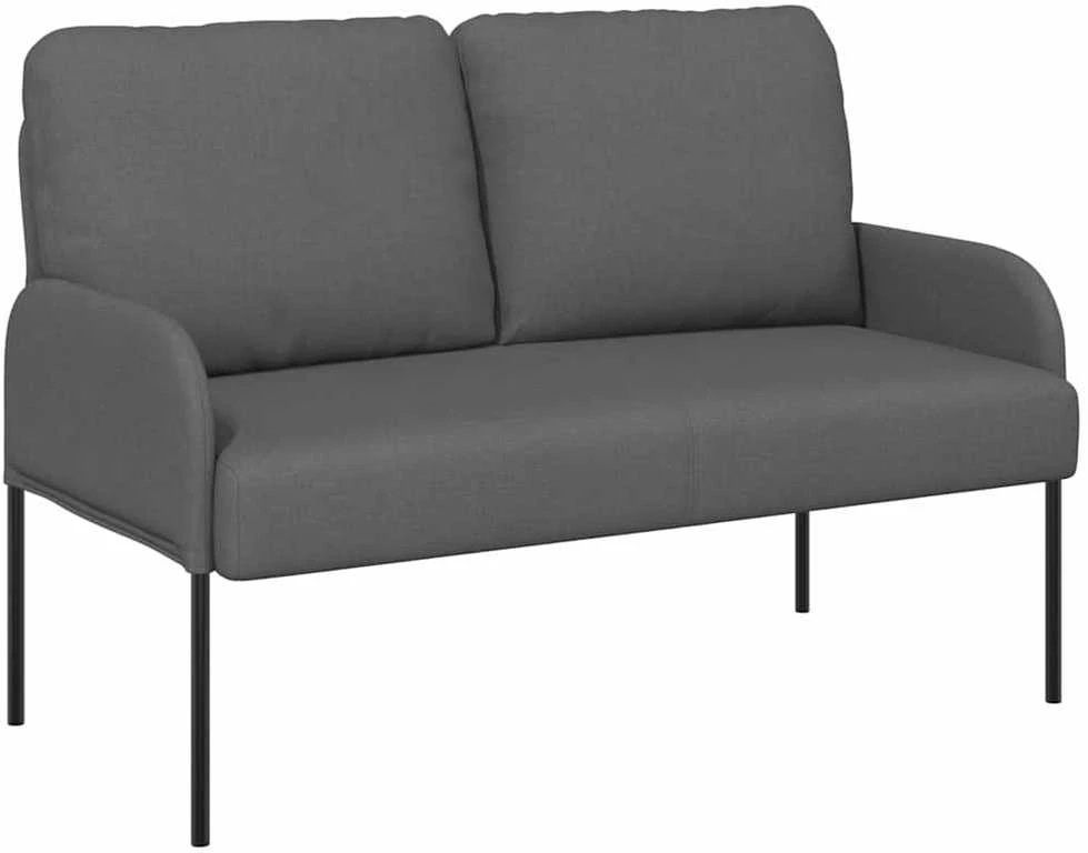 Sofa Sofos su pagalve 110cm Tamsiai pilka fanera