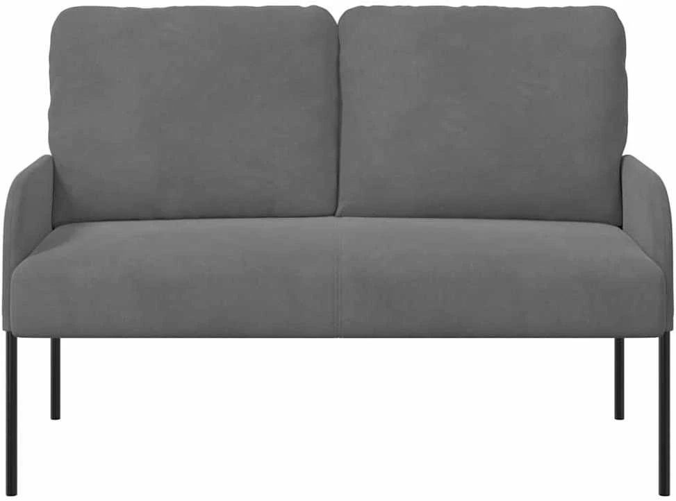Sofa Sofos su pagalve 110cm Tamsiai pilka fanera