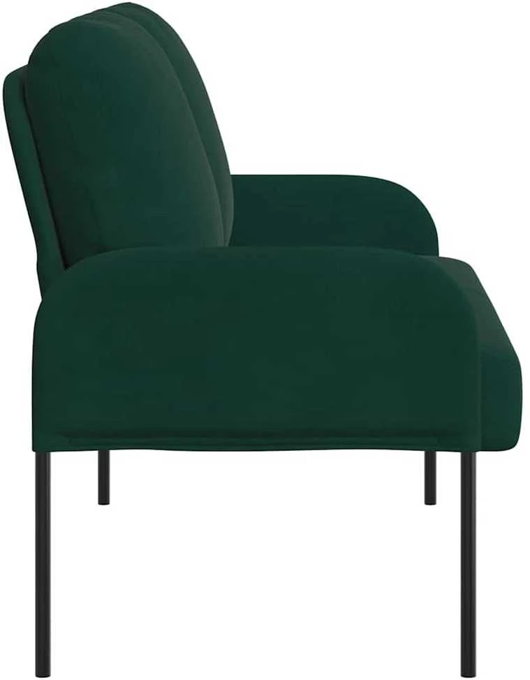 Sofa Sofos su pagalve 110cm Tamsiai žalia fanera