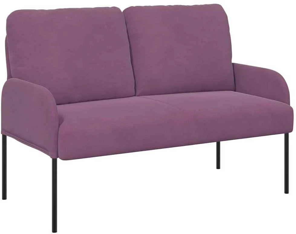 Sofa Sofos su pagalve 110cm Violetinė fanera