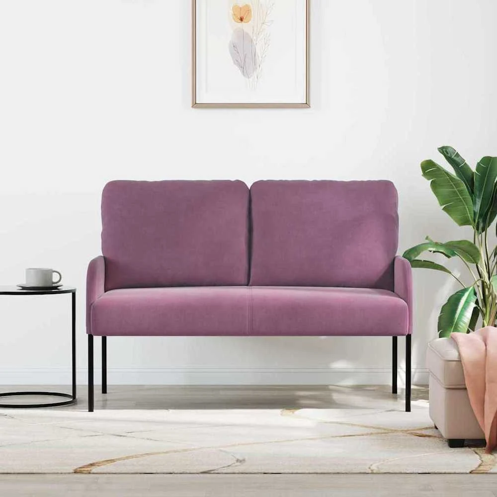 Sofa Sofos su pagalve 110cm Violetinė fanera