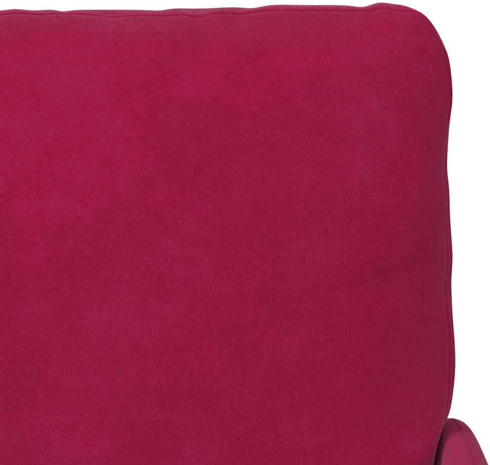 Sofa Sofos su pagalve 110cm Vyno raudona fanera