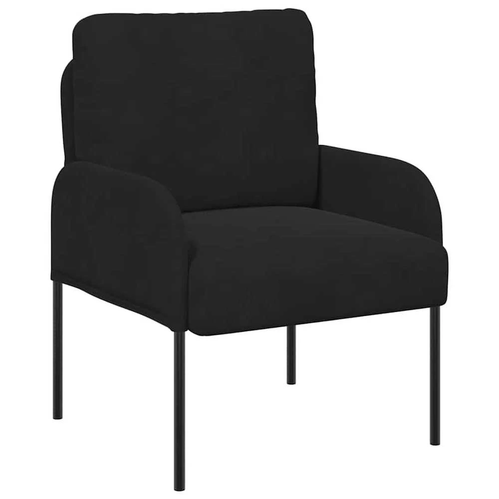 Sofa Sofos su pagalve 55cm Juoda fanera