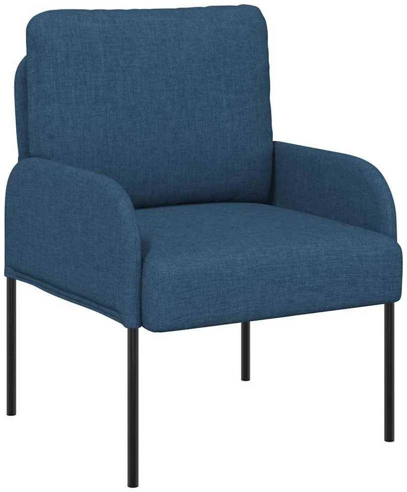 Sofa Sofos su pagalve 55cm Mėlyna fanera