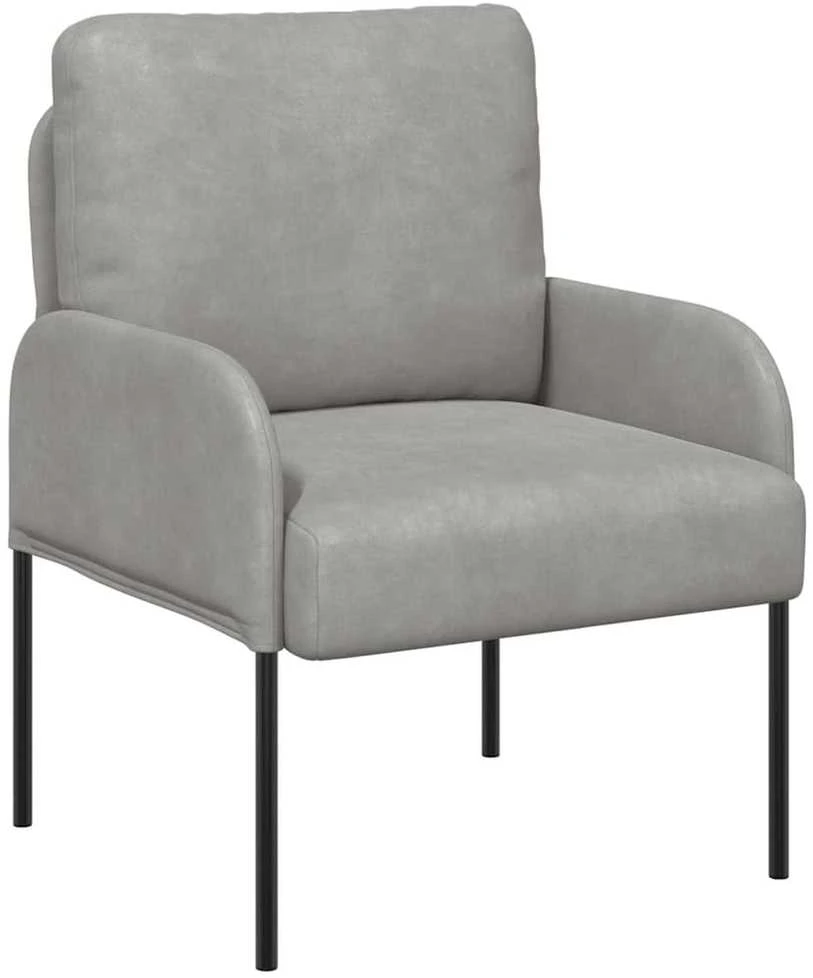 Sofa Sofos su pagalve 55cm Šviesiai pilka fanera