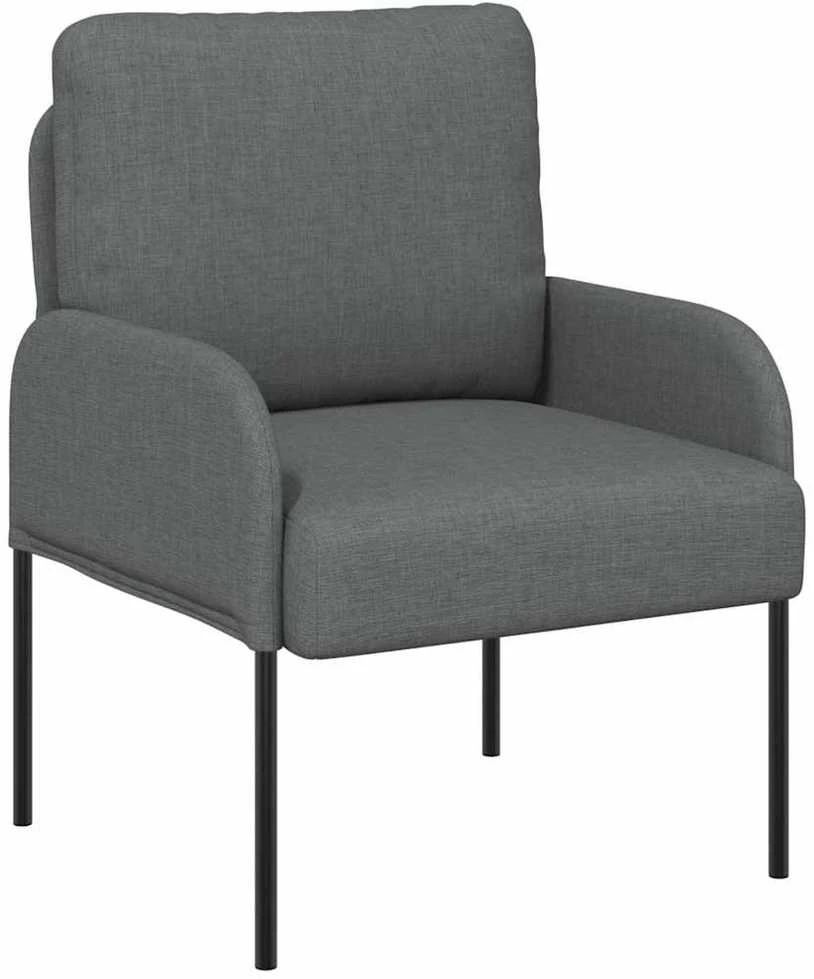Sofa Sofos su pagalve 55cm Tamsiai pilka fanera