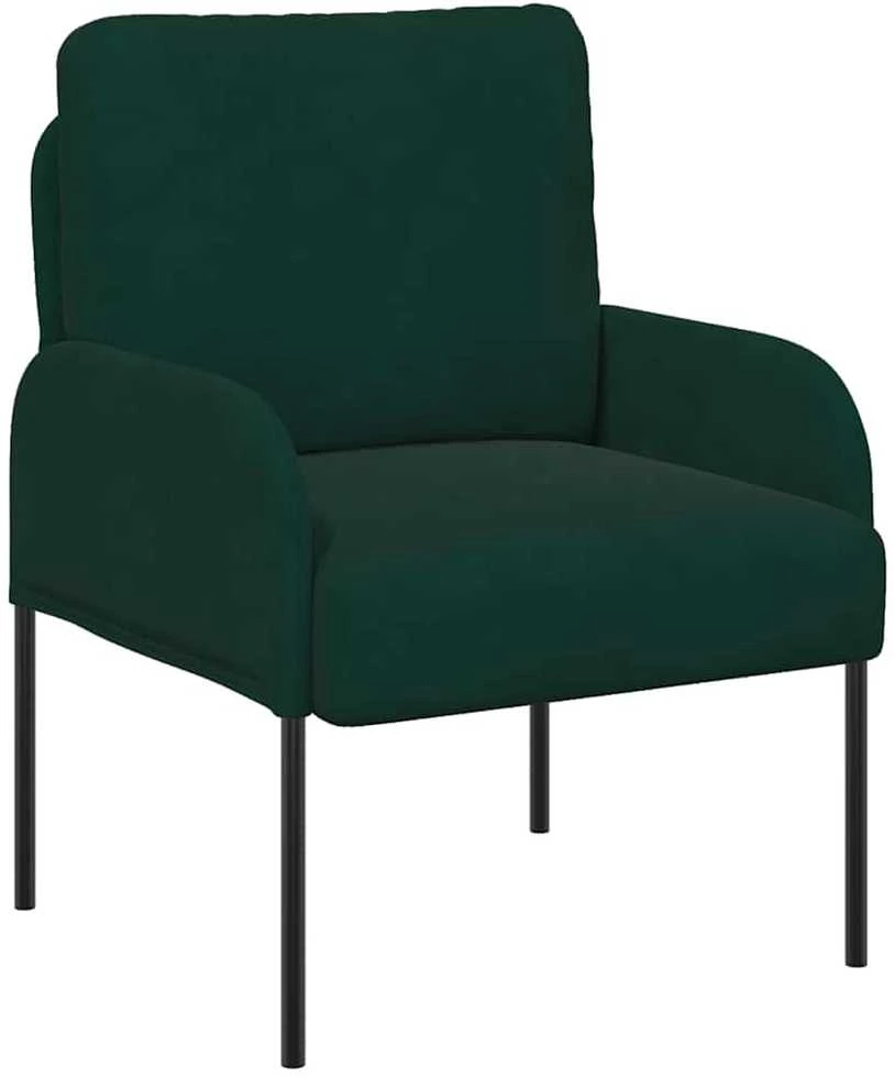 Sofa Sofos su pagalve 55cm Tamsiai žalia fanera
