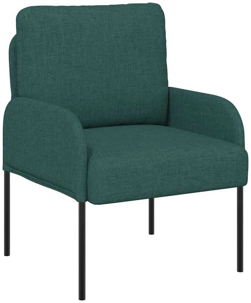 Sofa Sofos su pagalve 55cm Tamsiai žalia fanera