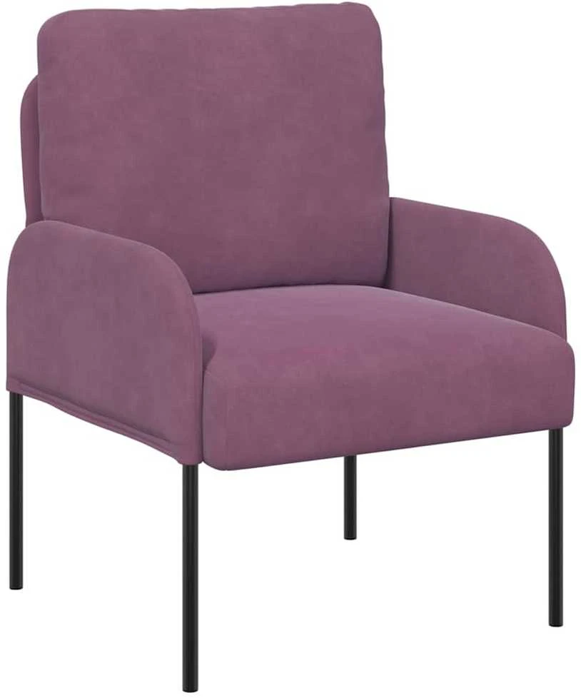 Sofa Sofos su pagalve 55cm Violetinė fanera