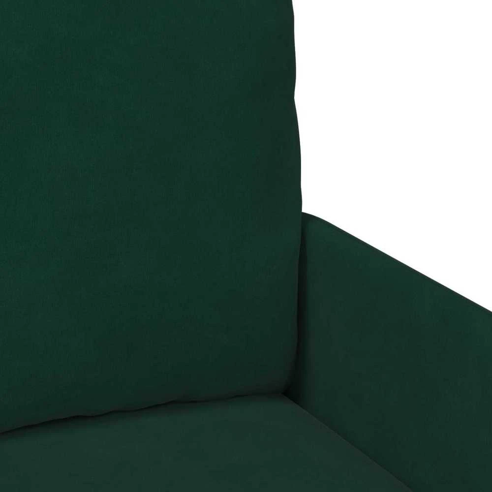 Sofa Sofų komplektai 3 vnt. Tamsiai žalia fanera