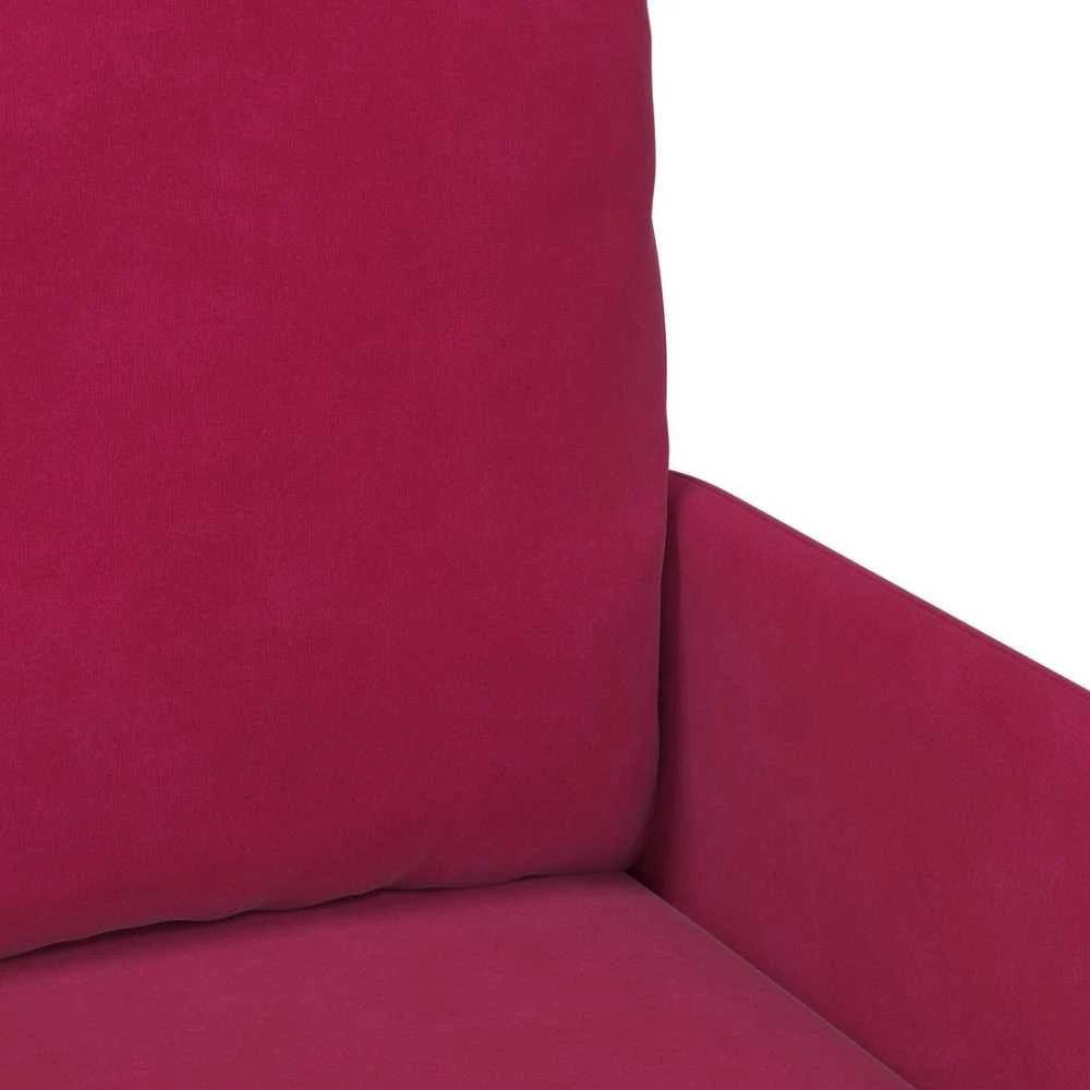 Sofa Sofų komplektai 3 vnt. Vyno raudona fanera