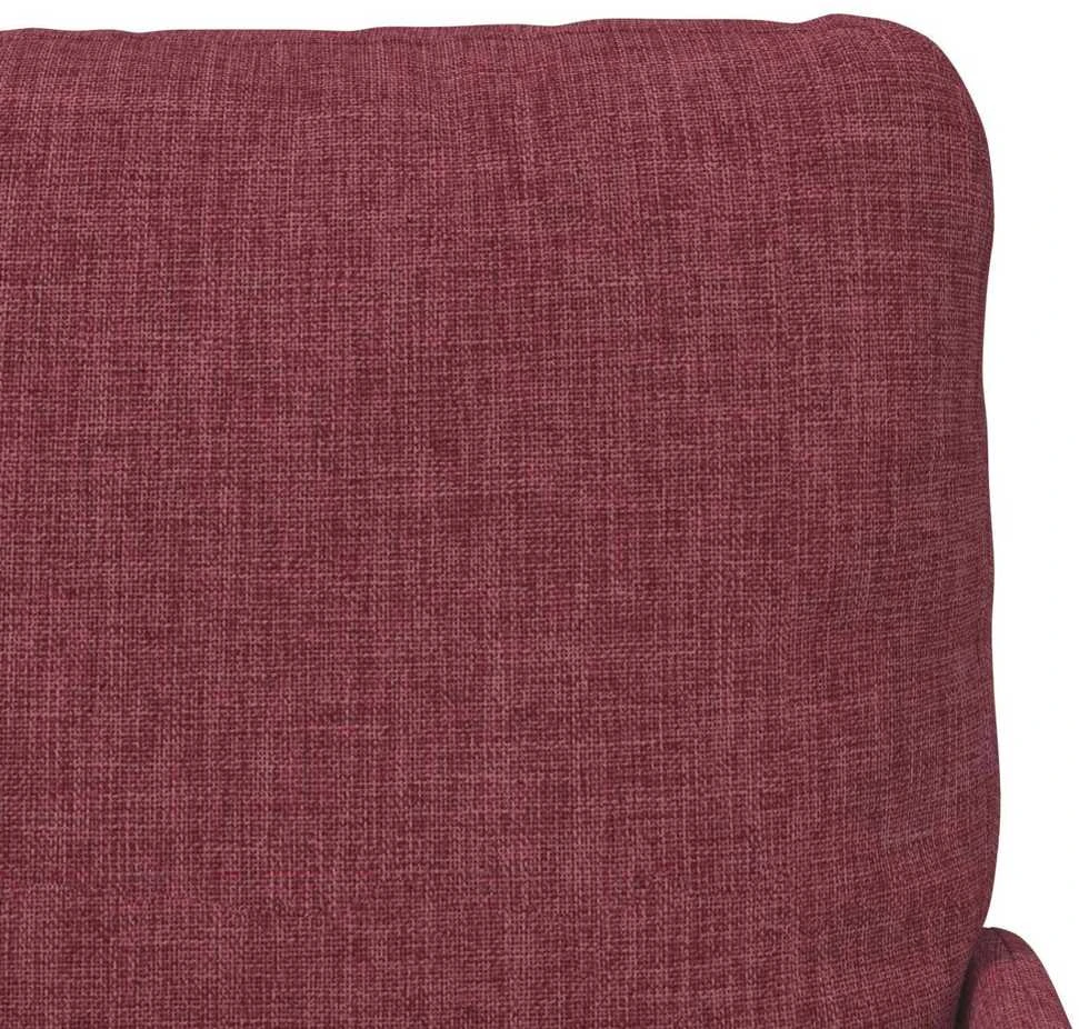 Sofa Sofų komplektai 3 vnt. Vyno raudona fanera