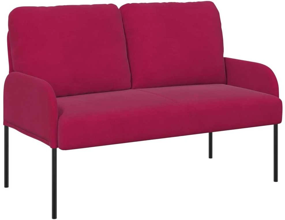 Sofa Sofų komplektai 3 vnt. Vyno raudona fanera