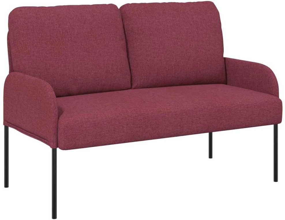 Sofa Sofų komplektai 3 vnt. Vyno raudona fanera